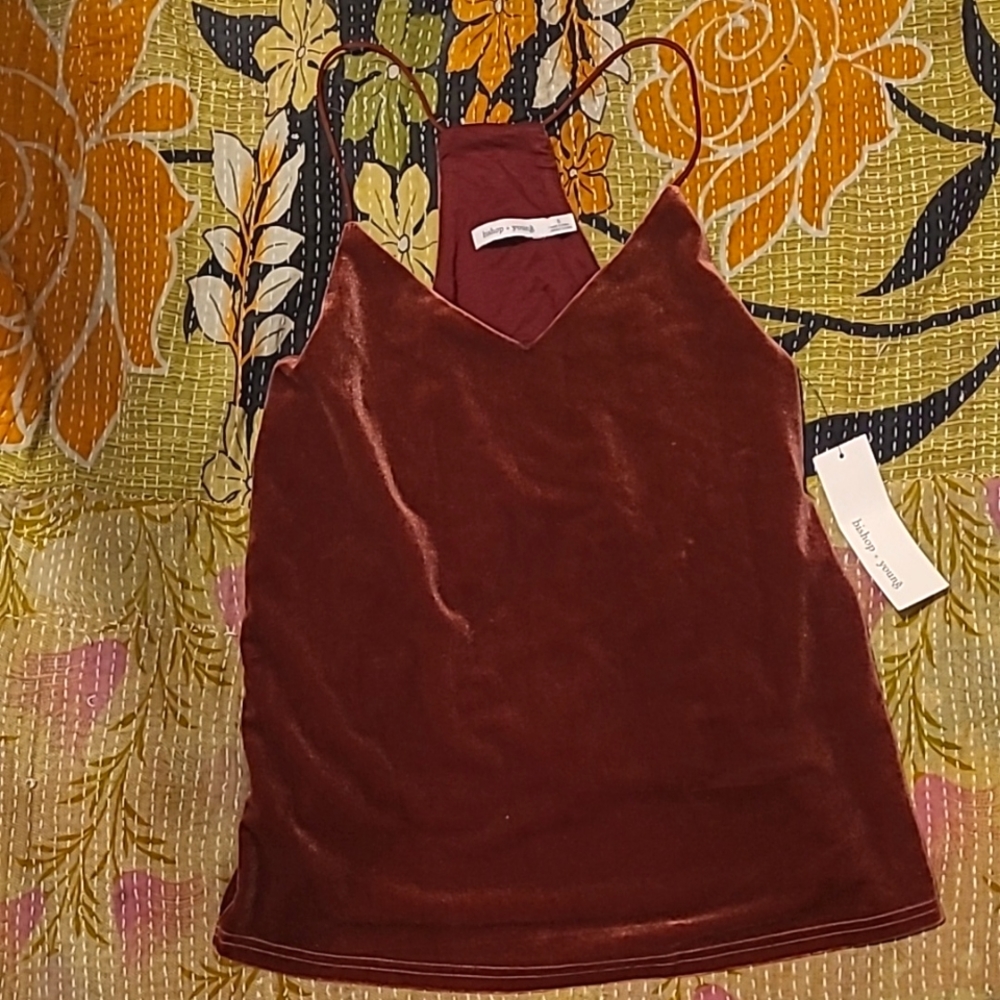Nwt velvet racerback cami